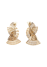 PATRICIA VIERA PLISSÉ 18K EARRINGS