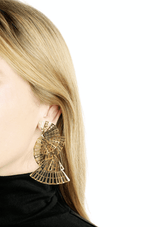 PATRICIA VIERA PLISSÉ 18K EARRINGS