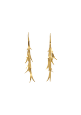 SHAVED GOLD 18K EARRINGS