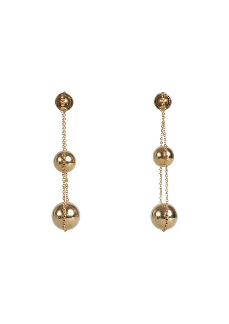 TRIPLE DROP 18K EARRINGS