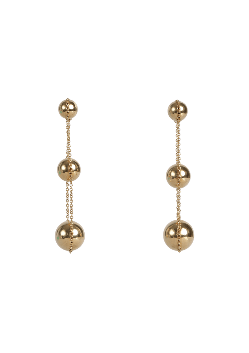 TRIPLE DROP 18K EARRINGS