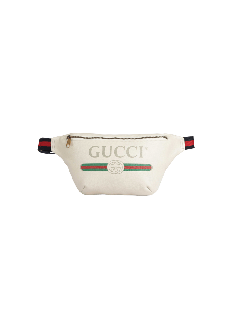 LOGO PRINT BELT BAG