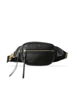GRAINED LEATHER BELT BAG