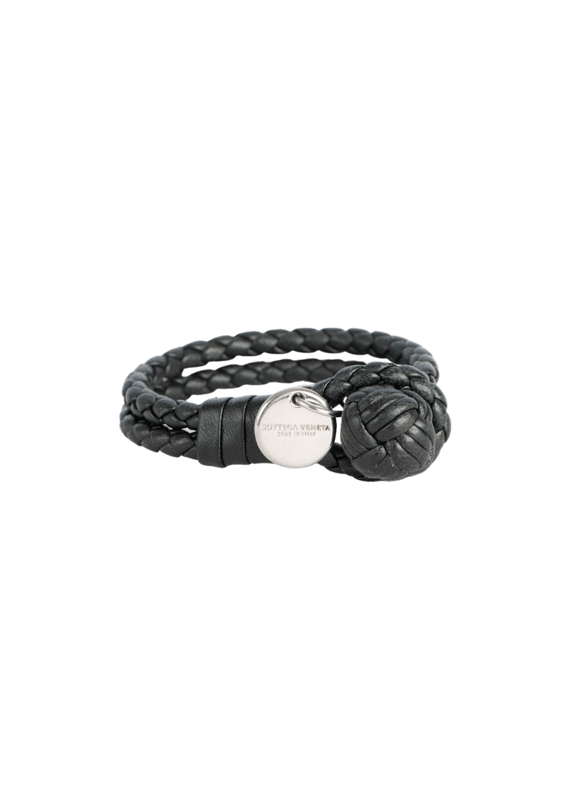 LEATHER INTRECCIATO XS BRACELET