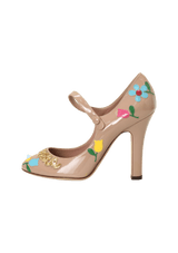 PATENT LEATHER PUMPS 35