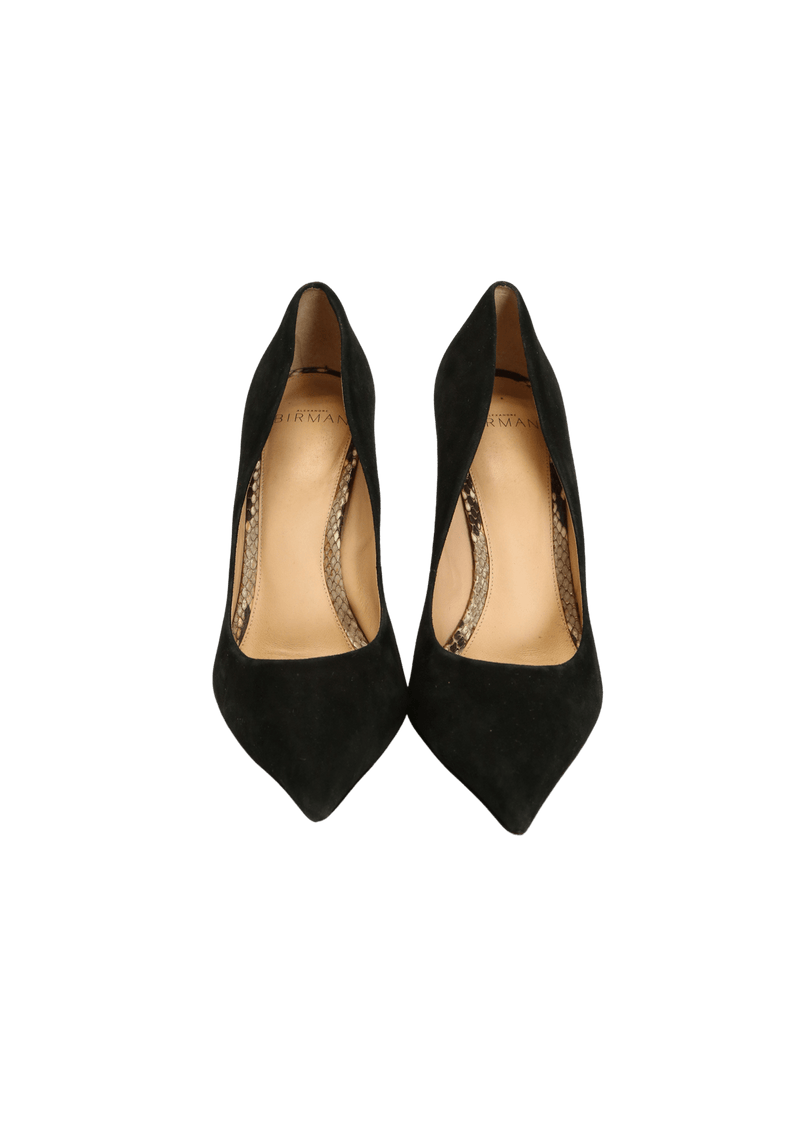 SUEDE PUMPS 34