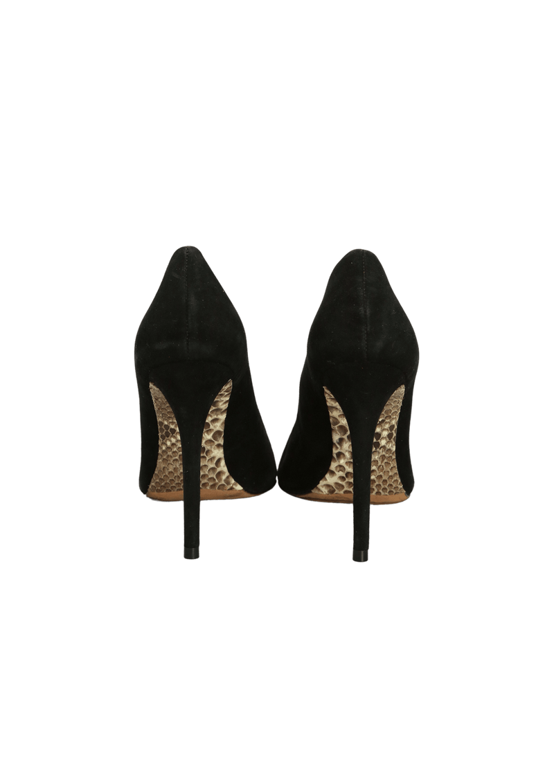 SUEDE PUMPS 34