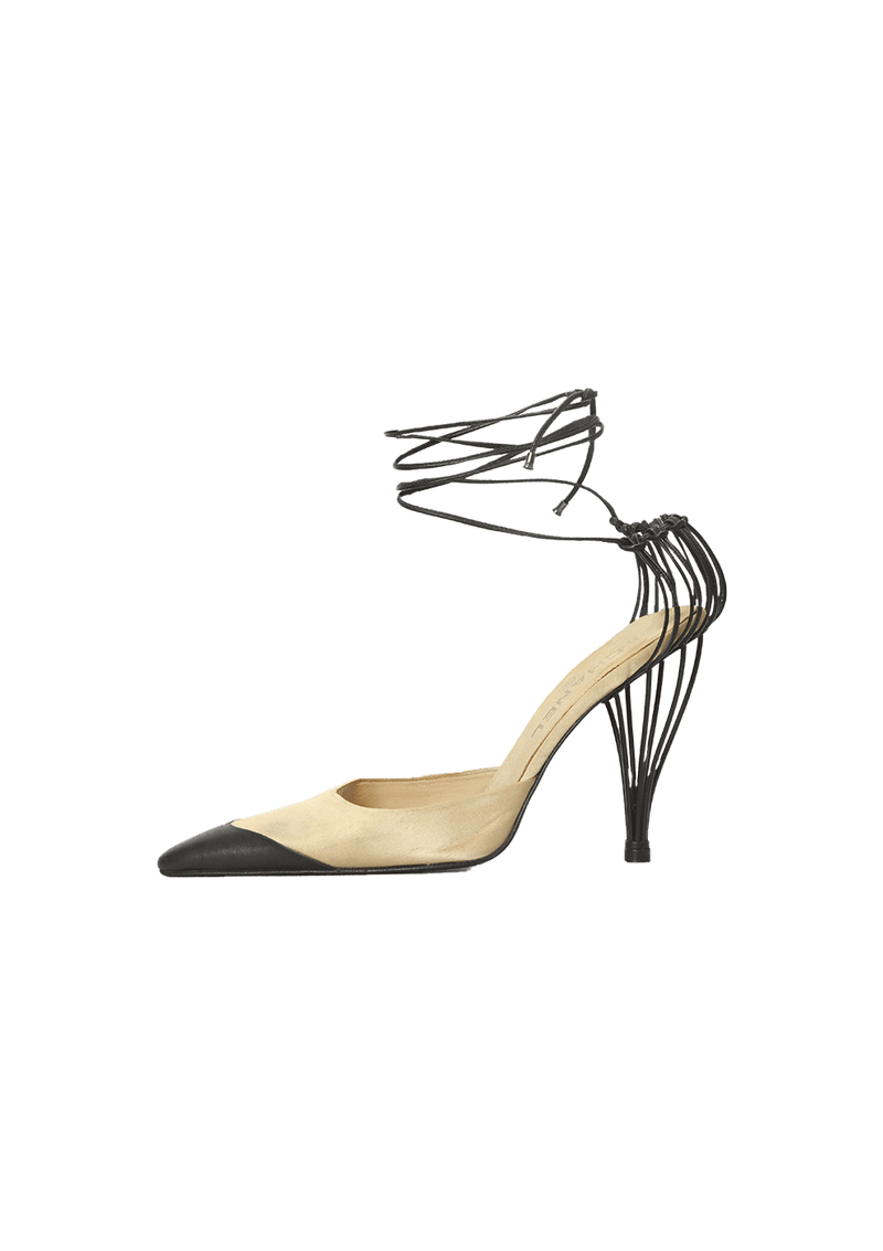 BIRDCAGE HEEL PUMPS 37.5