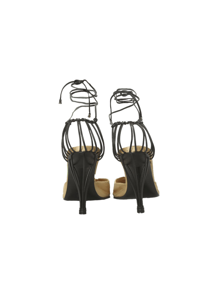 BIRDCAGE HEEL PUMPS 37.5