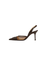 CC MESH SLINGBACK PUMPS 38