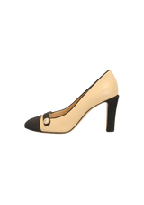 CC PEARL LEATHER PUMPS 36.5