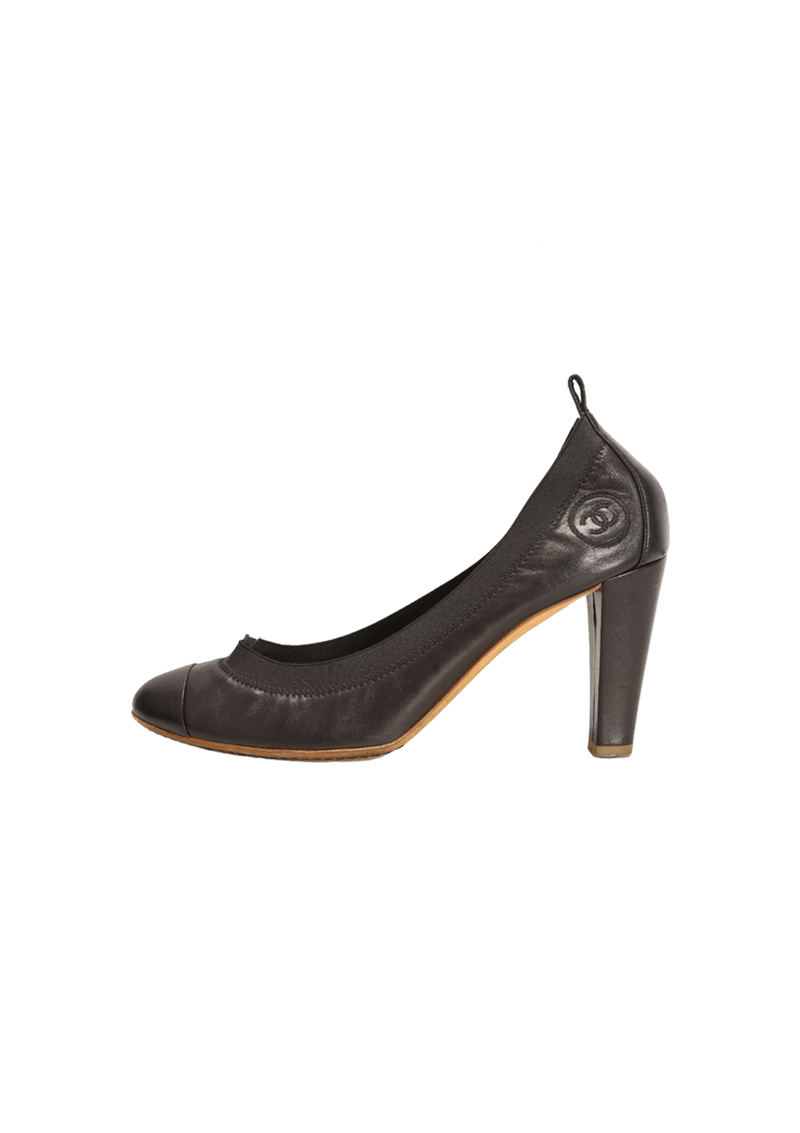 ELASTIC CAP TOE PUMPS 37.5