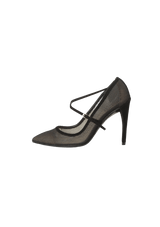 SUEDE MESH PUMPS 34.5