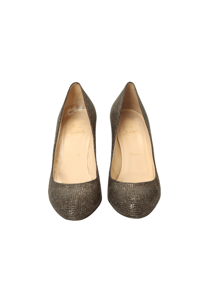 GLITTER FIFI PUMPS 37