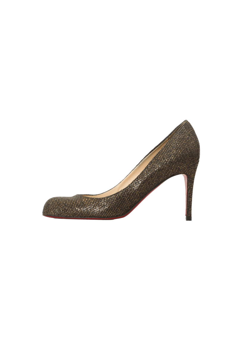 GLITTER FIFI PUMPS 37