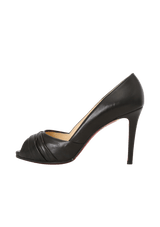 LEATHER CLOWNITA PEEP TOE 35