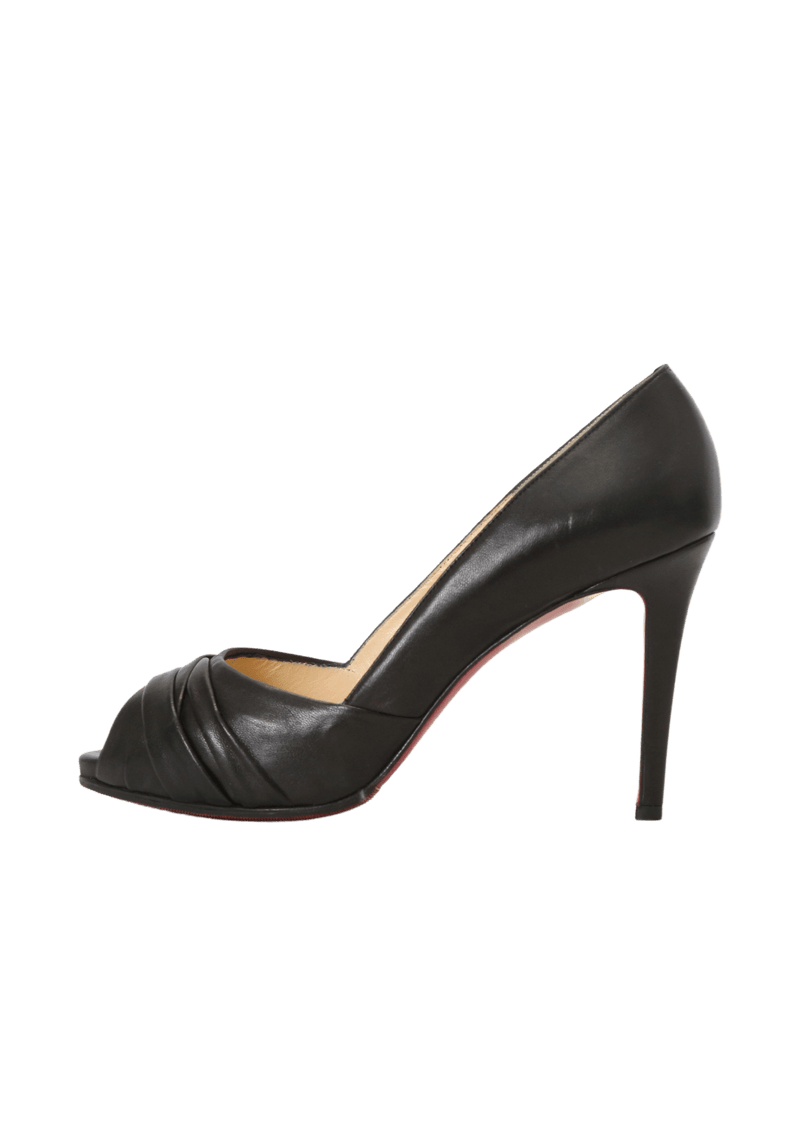 LEATHER CLOWNITA PEEP TOE 35