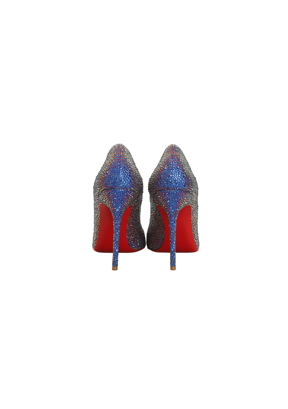 Christian Louboutin Lasera Strass Pump 100mm Red Sheepskin 574424