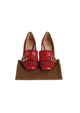 GG MARMONT FRINGE LOAFERS PUMPS 34.5