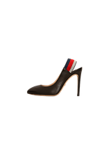 WEB SLINGBACK PUMPS 36.5