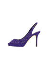 SUEDE SLINGBACK PUMPS 36