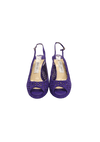 SUEDE SLINGBACK PUMPS 36