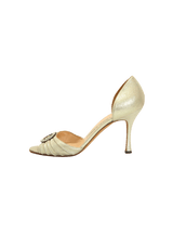 SEDARABY GLITTER PUMPS 38.5