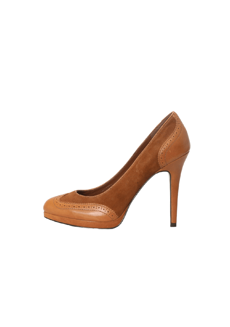 SUEDE PUMPS 36