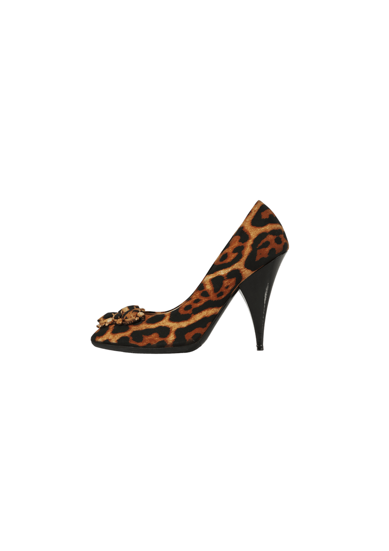 ANIMAL PRINT PUMPS 38