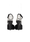 SUEDE CHAIN PUMPS 36