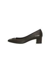 LEATHER GANCIO PUMPS 38