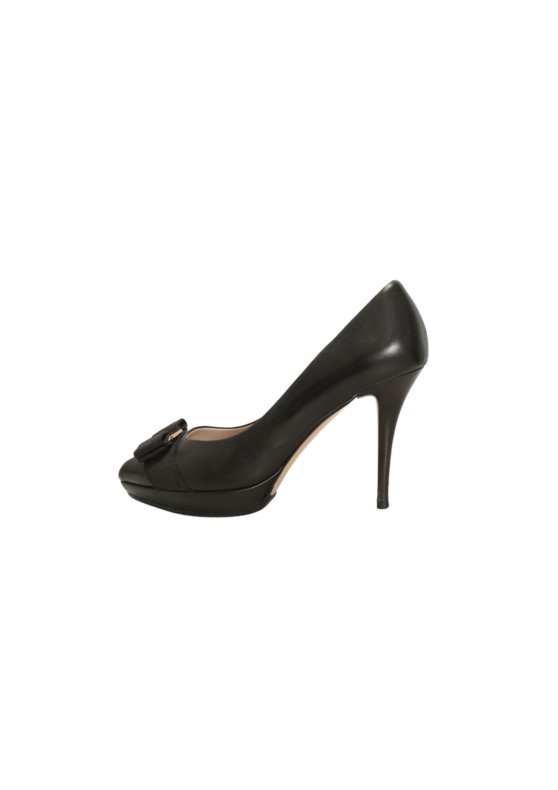 VARA BOW PEEP TOE 37