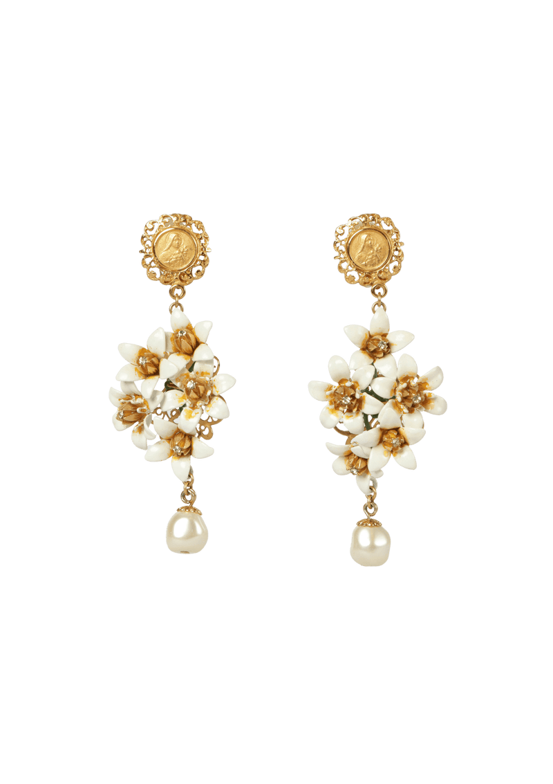 FLORAL PENDANT EARRINGS