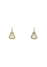 CRYSTAL PENDANT EARRINGS 18K