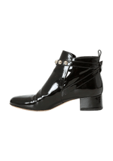 PATENT LEATHER BOOTS 38