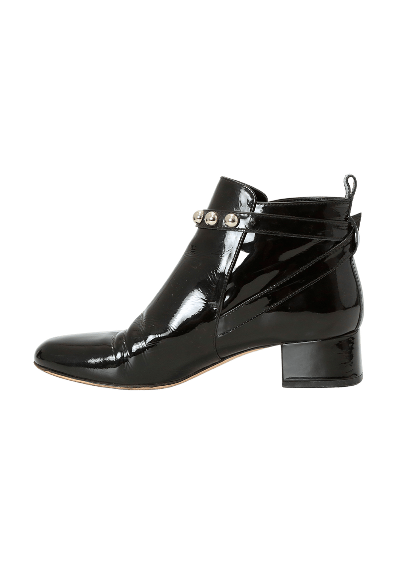 PATENT LEATHER BOOTS 38