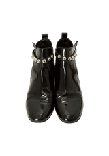 PATENT LEATHER BOOTS 38