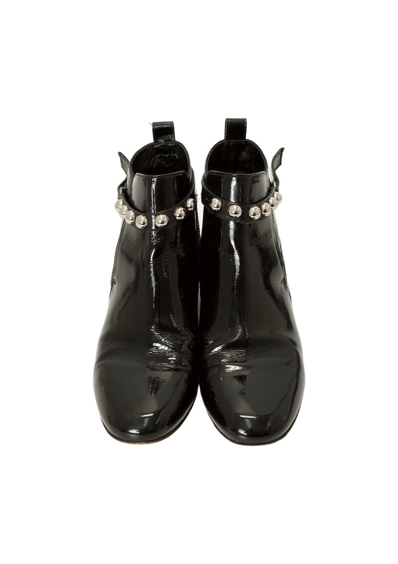 PATENT LEATHER BOOTS 38