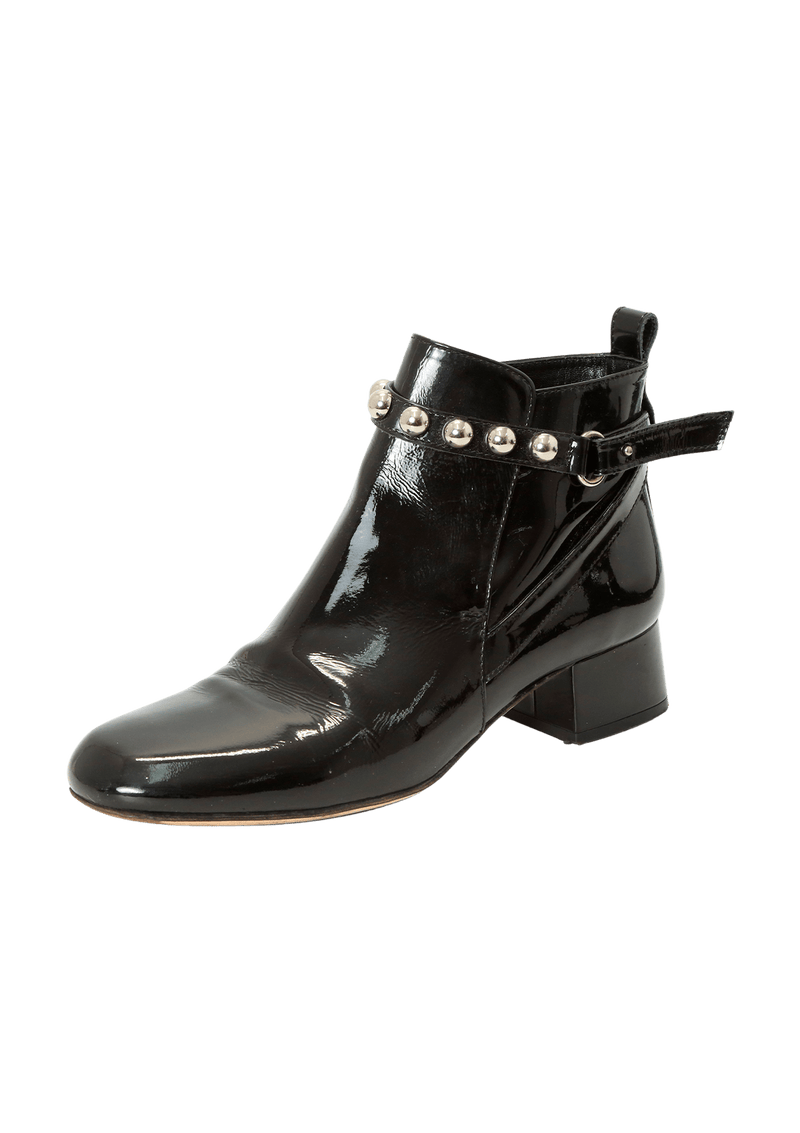PATENT LEATHER BOOTS 38