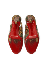 SNAKESKIN SLINGBACK PUMPS 33