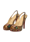 SNAKESKIN SLINGBACK PUMPS 33