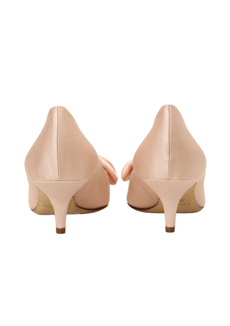 SATIN BOW PUMPS 39