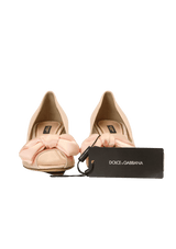 SATIN BOW PUMPS 39