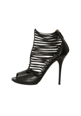 LEATHER OPEN TOE 37