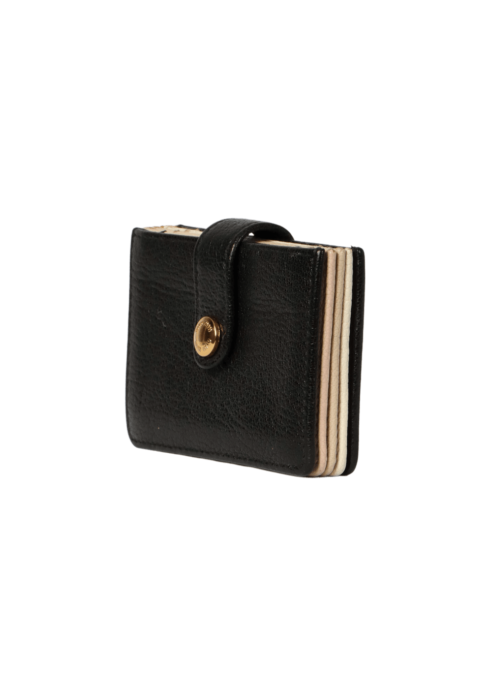 Porta Cartão Miu Miu Madras Card Holder Preto Original – Gringa
