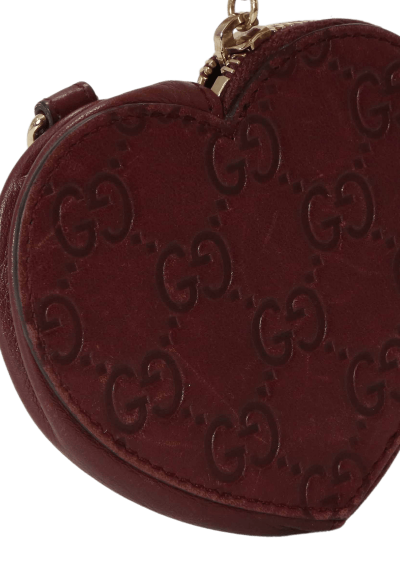 GUCCÍSSIMA HEART COIN POUCH