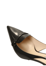 LEATHER SLINGBACK PUMPS 38