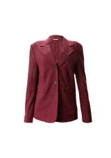 WOOL BUTTON BLAZER 36