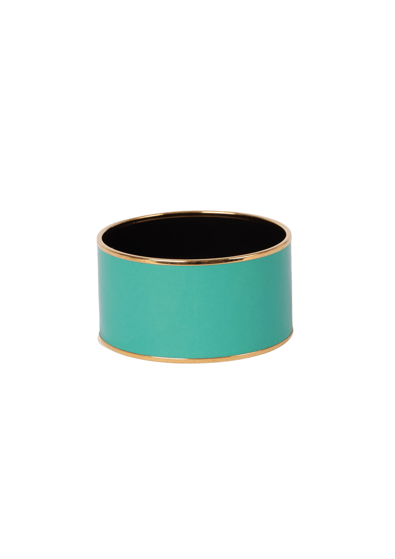 ENAMEL CALÈCHE WIDE BANGLE BRACELET