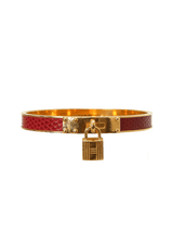 LIZARD KELLY LOCK CADENA BRACELET